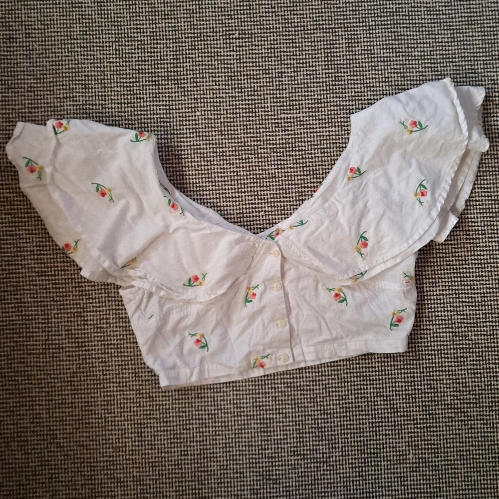 Embroidered Topshop top - Picture 3 of 4